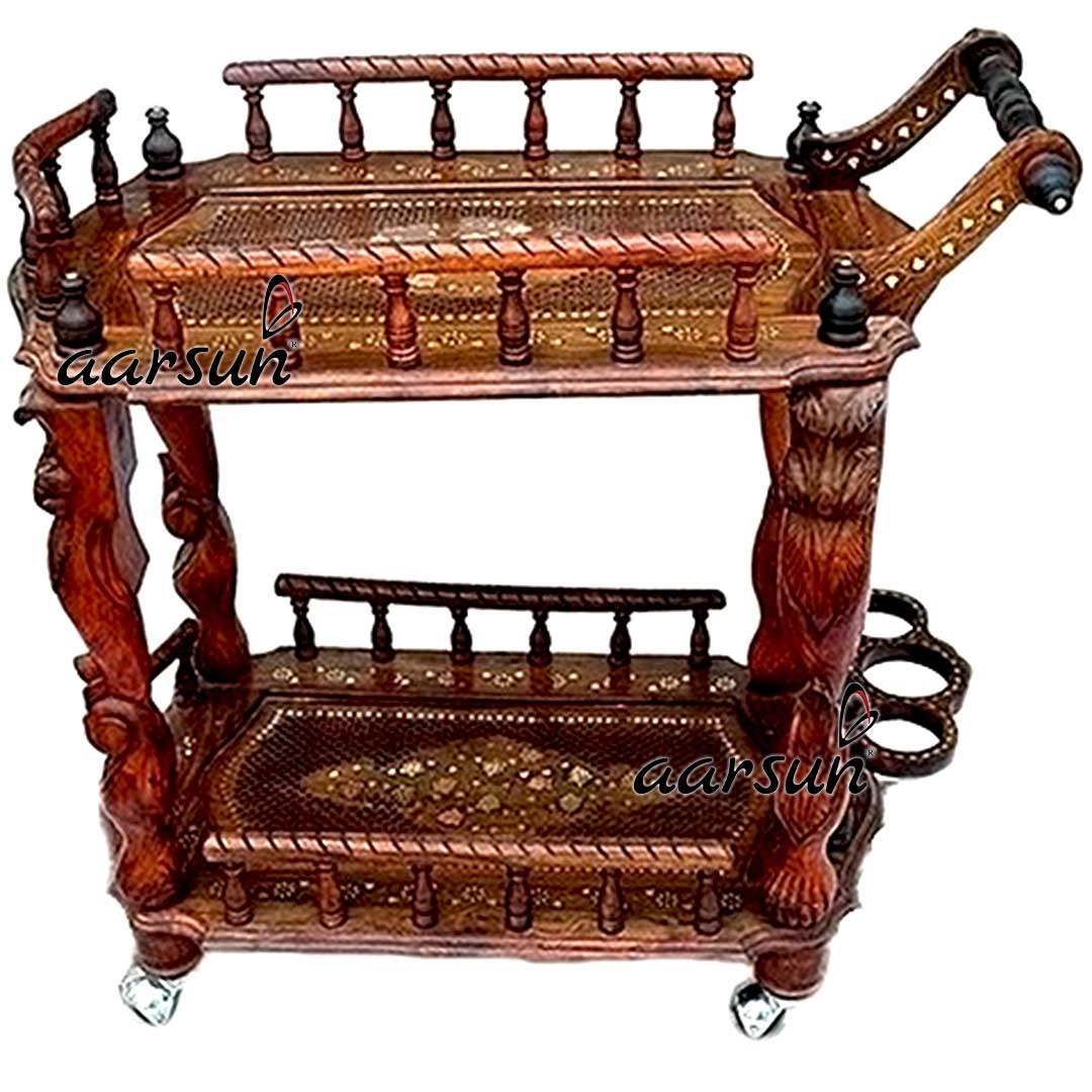 Handmade Kitchen Trolley Wooden