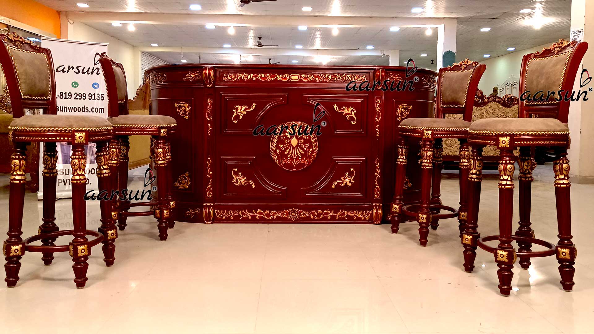 Latest Style Bar Cabinet view 7