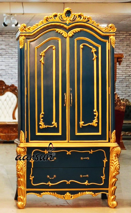 Wonderful Wardrobe in Persian Teal, Wooden Almirah