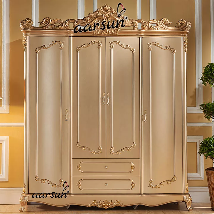 Wooden Golden Almirah