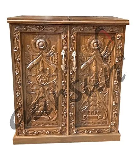 Wooden Mini Bar Cabinet